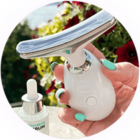 MyoGlow routine step 3: select a treatment mode